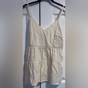 Women's Old Navy Cream Thin Strap Top